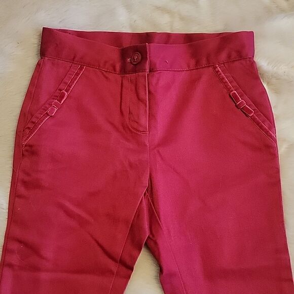 JANIE AND JACK RED PANTS, SIZE 18-24 MONTHS - Picture 2 of 5